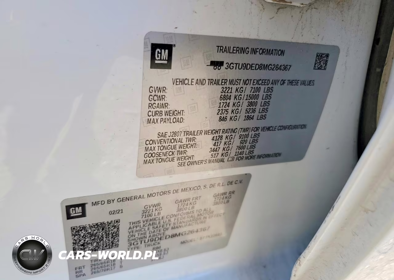 2021 GMC Sierra K1500 Slt VIN:3GTU9DED8MG264367 - 12