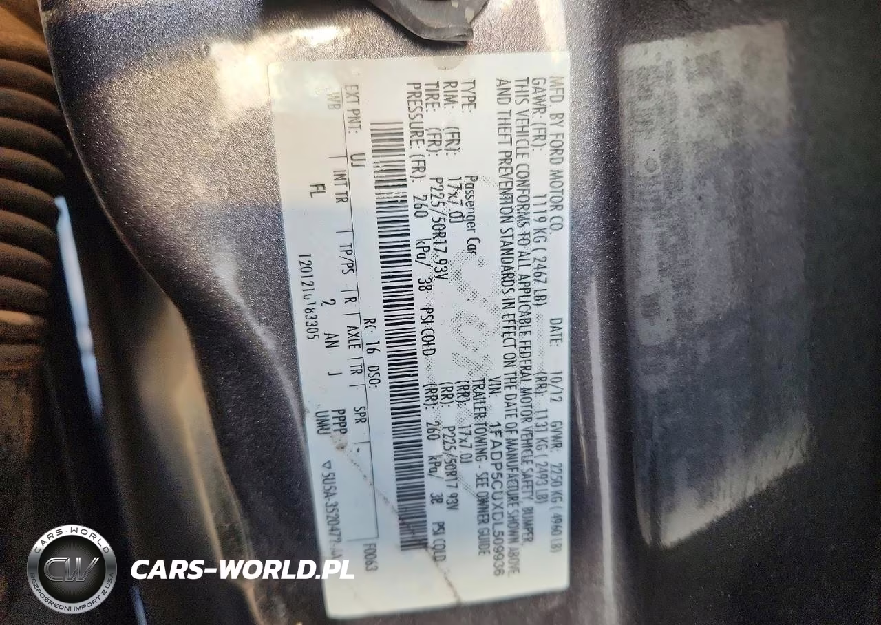 2013 Ford C-Max Premium VIN:1FADP5CUXDL509936 - 13