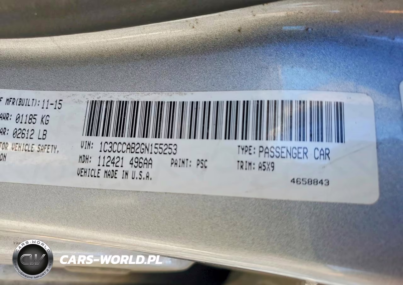 2016 Chrysler 200 Limited VIN:1C3CCCAB2GN155253 - 12