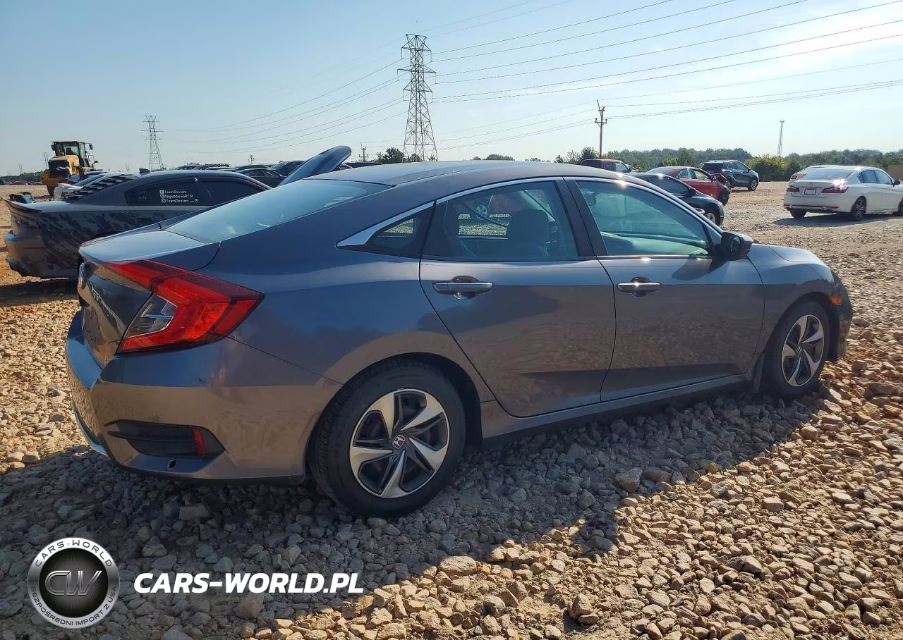 2019 Honda Civic Lx VIN:19XFC2F6XKE035308 - 3
