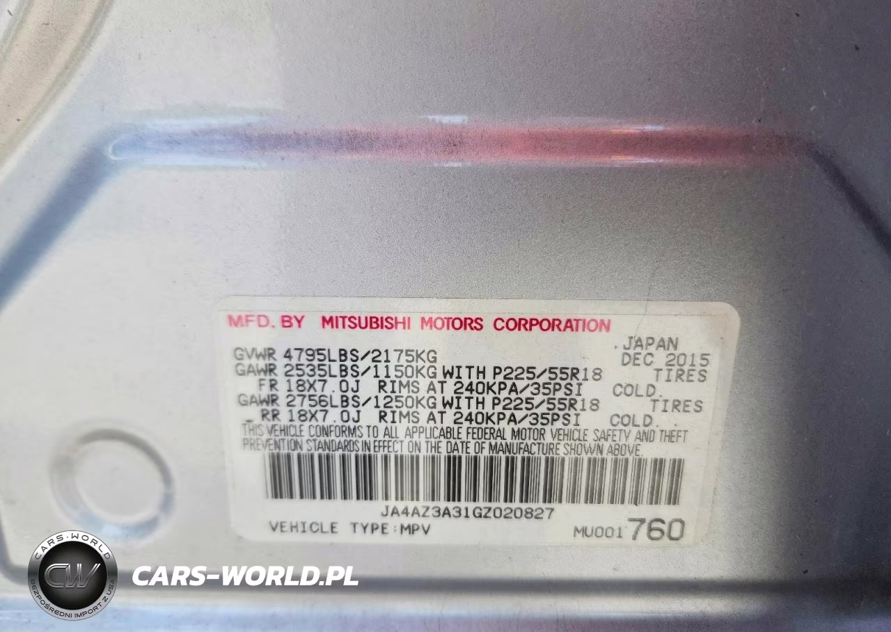 2016 Mitsubishi Outlander Se VIN:JA4AZ3A31GZ020827 - 13