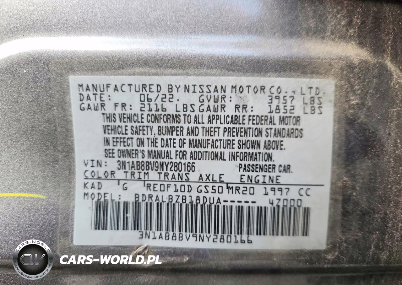 2022 Nissan Sentra S VIN:3N1AB8BV9NY280166 - 13