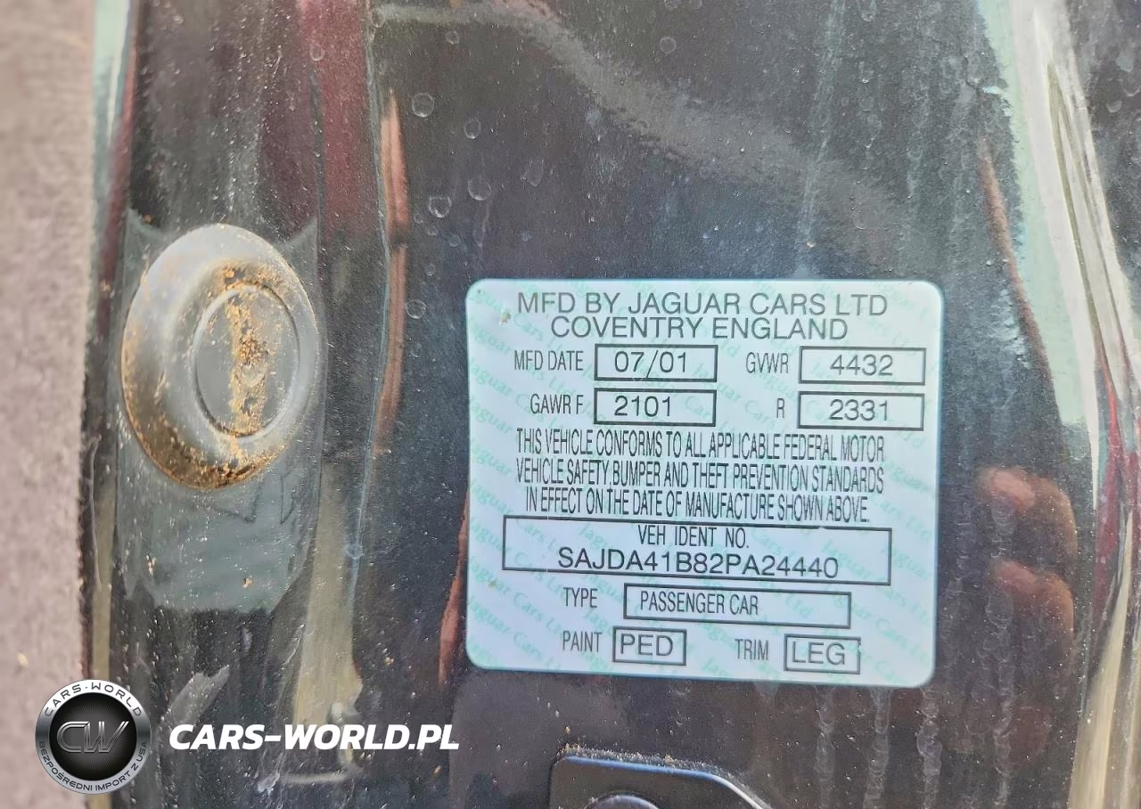 2002 Jaguar Xkr VIN:SAJDA41B82PA24440 - 12