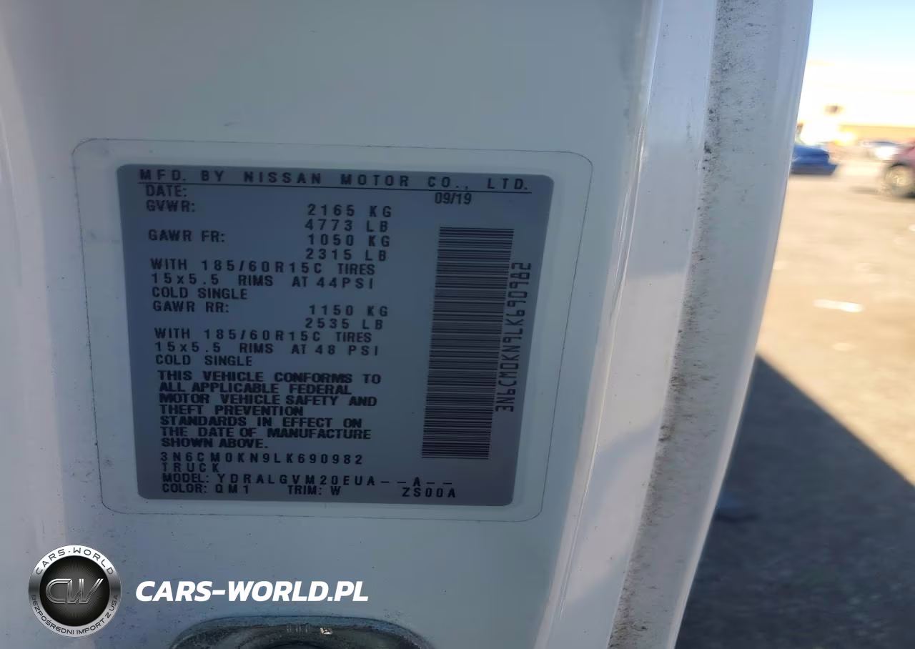 2020 Nissan Nv200 Van VIN:3N6CM0KN9LK690982 - 12