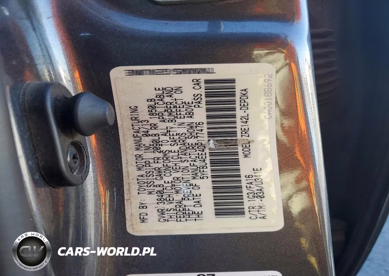 2013 Toyota Corolla L VIN:5YFBU4EE4DP177476 - 12