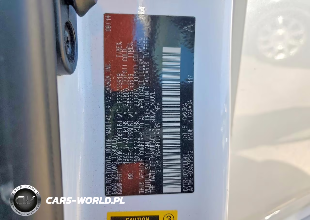 2015 Lexus Rx 450H VIN:2T2BC1BA4FC004185 - 12