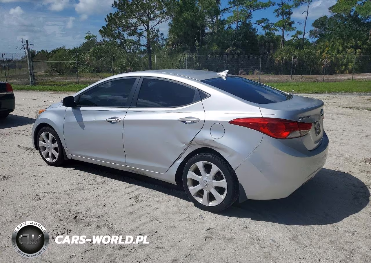 2012 Hyundai Elantra Limited VIN:5NPDH4AE9CH106367 - 2