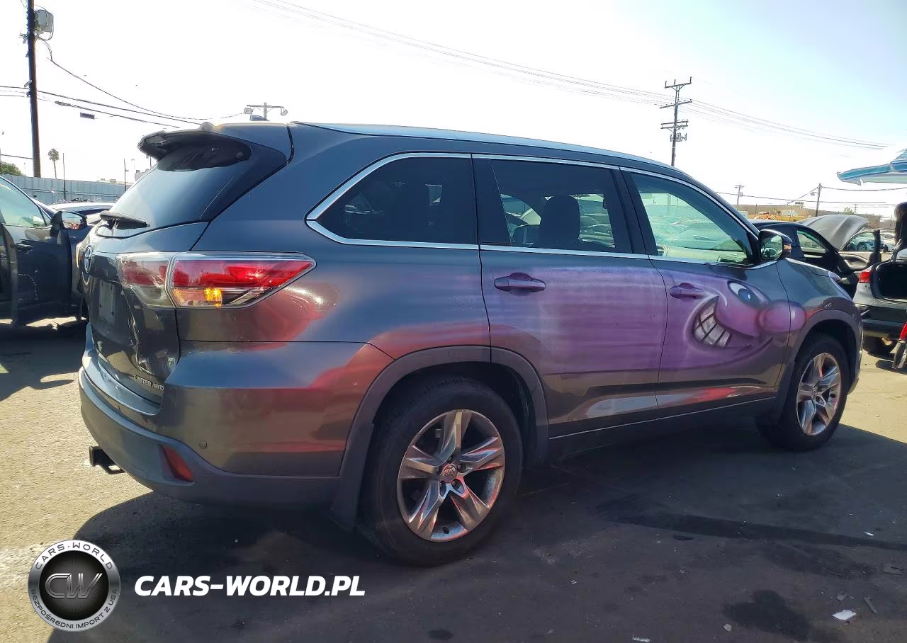 2014 Toyota Highlander Limited VIN:5TDDKRFH2ES016461 - 3