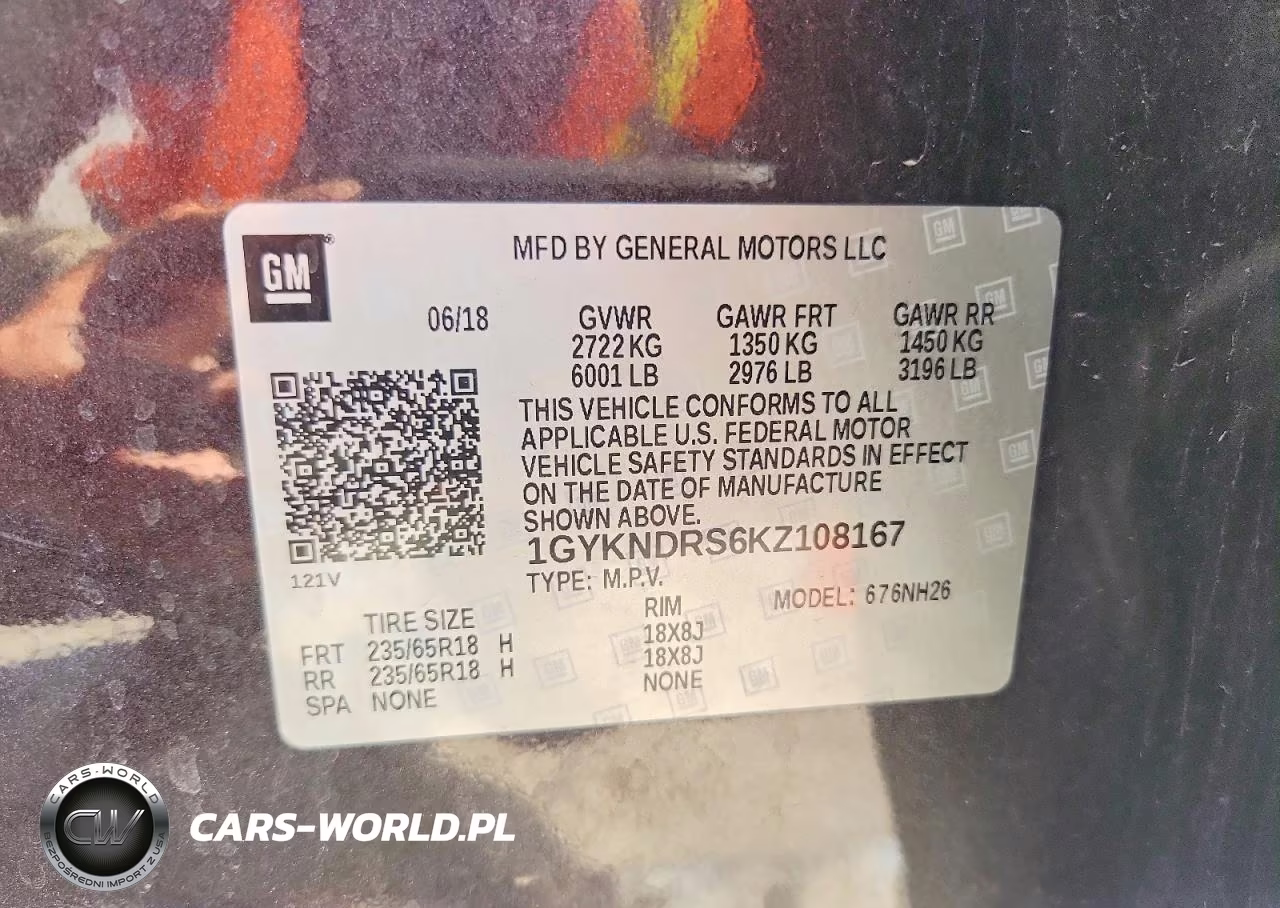 2019 Cadillac Xt5 Luxury VIN:1GYKNDRS6KZ108167 - 13