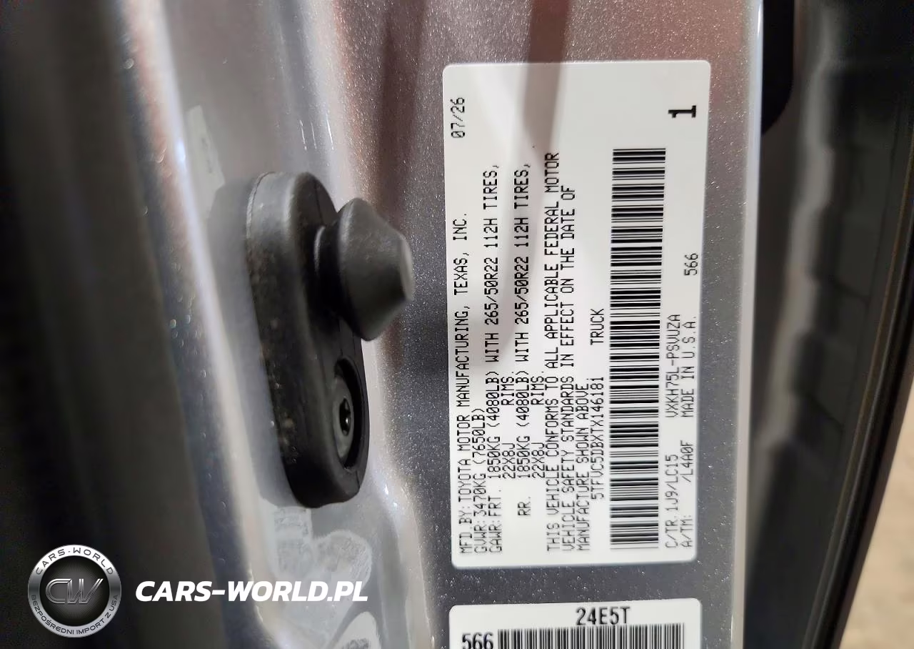 2026 Toyota Tundra Crewmax Capstone VIN:5TFVC5DBXTX146181 - 13