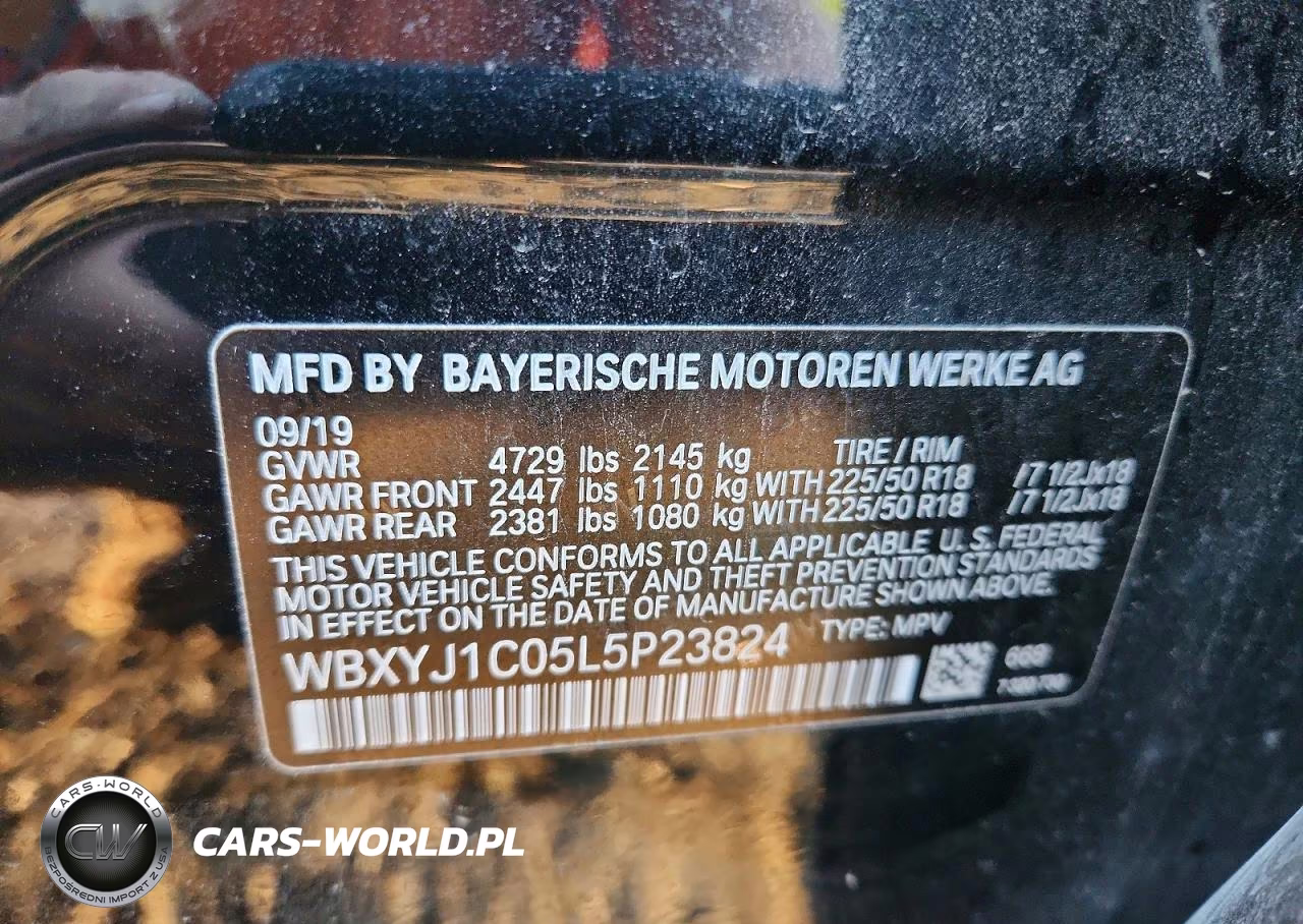 2020 BMW X2 xDrive28I VIN:WBXYJ1C05L5P23824 - 13