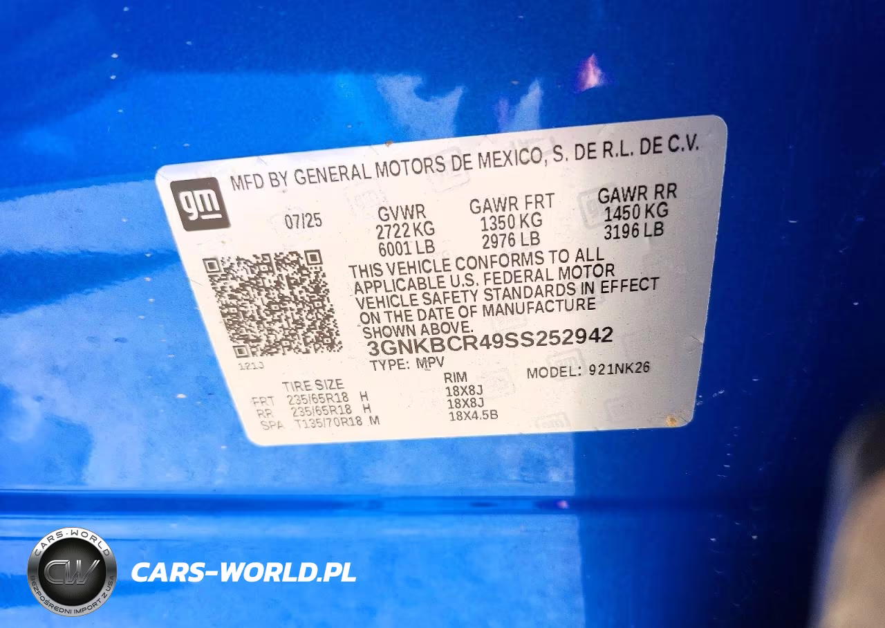 2025 Chevrolet Blazer 2Lt VIN:3GNKBCR49SS252942 - 13