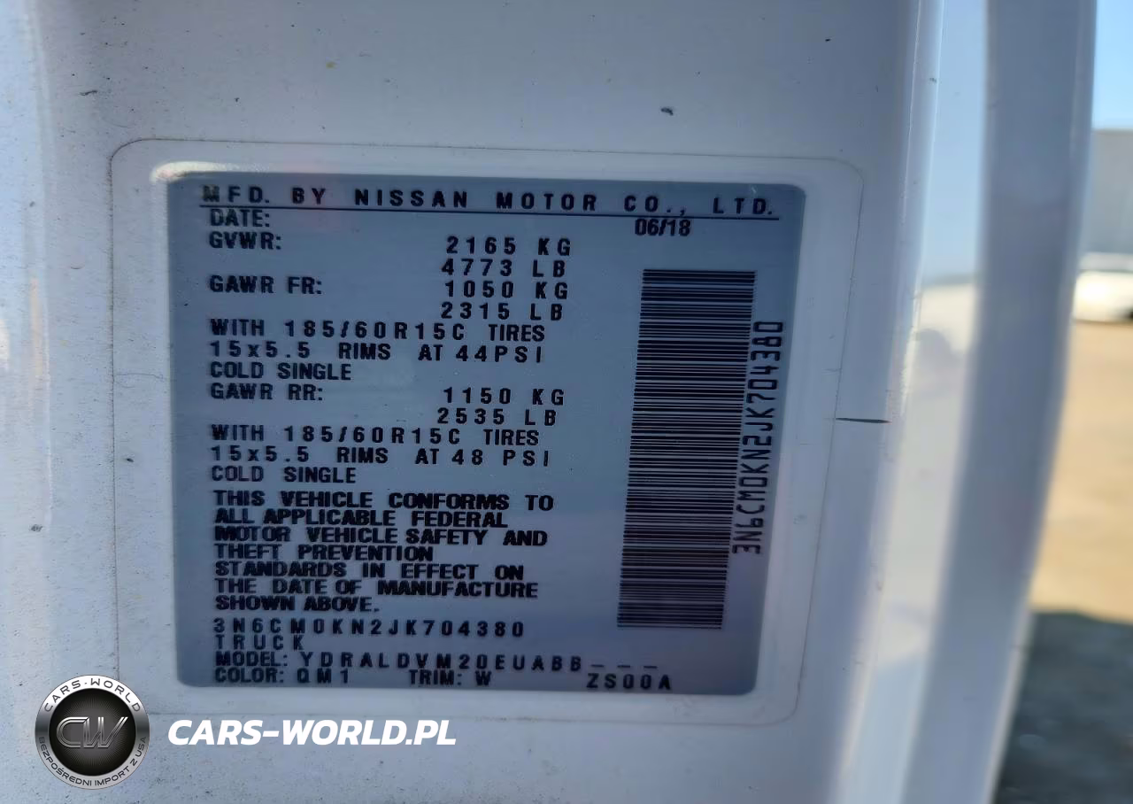 2018 Nissan Nv200 S VIN:3N6CM0KN2JK704380 - 13
