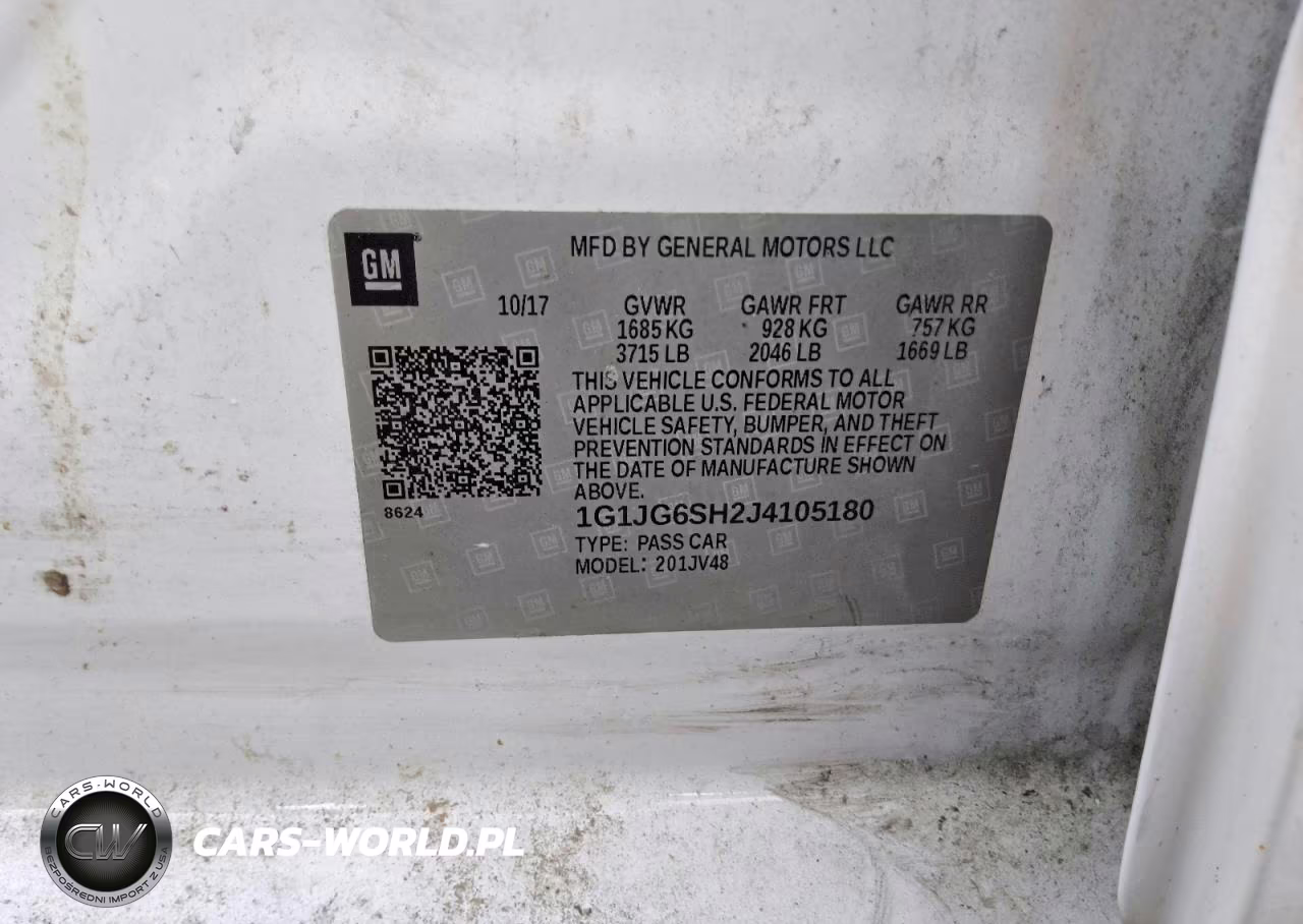 2018 Chevrolet Sonic VIN:1G1JG6SH2J4105180 - 13