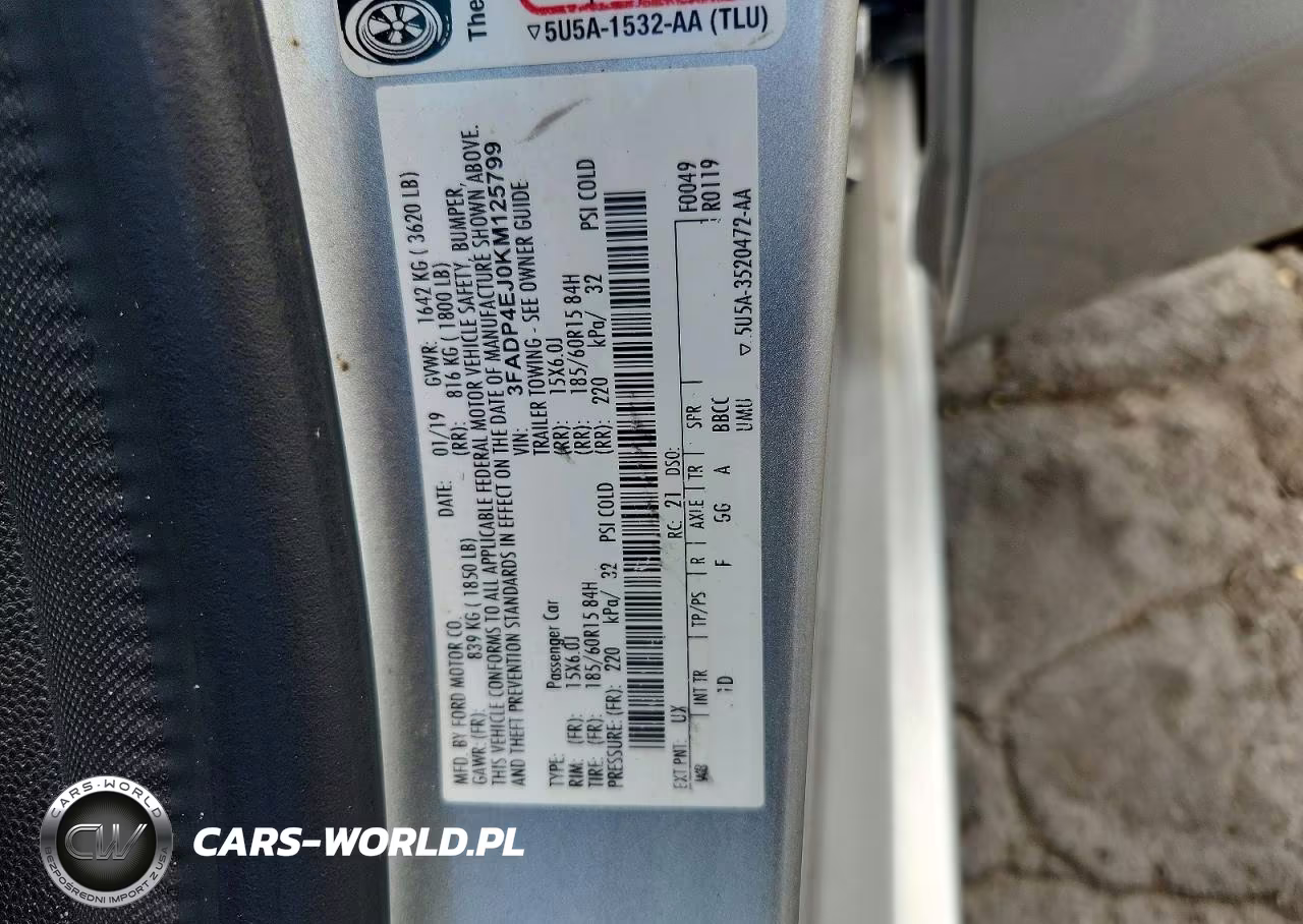 2019 Ford Fiesta Se VIN:3FADP4EJ0KM125799 - 13