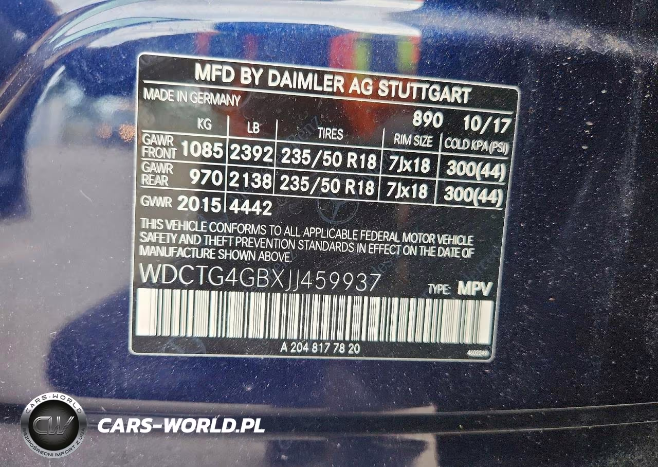 2018 Mercedes-Benz Gla 250 4Matic VIN:WDCTG4GBXJJ459937 - 13