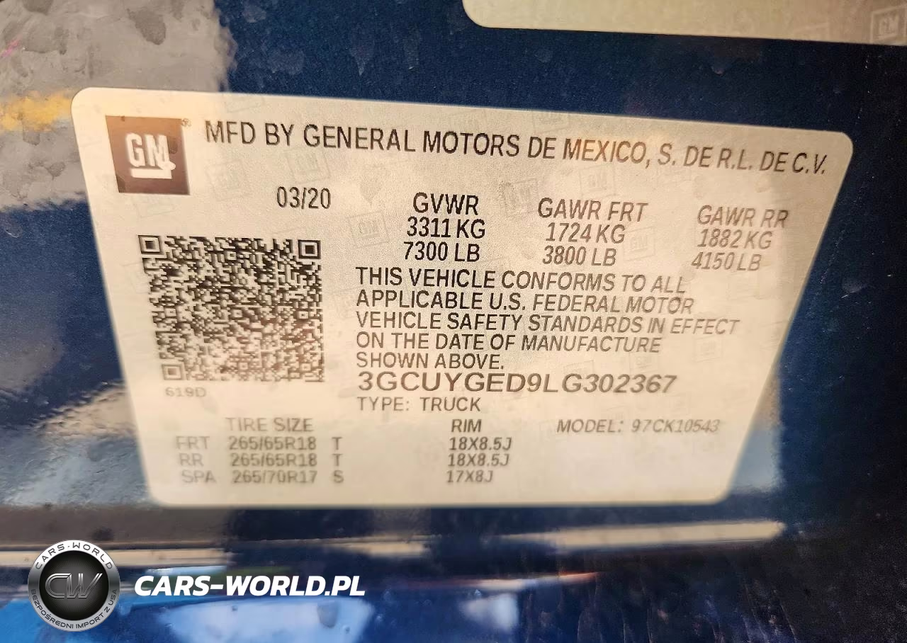 2020 Chevrolet Silverado K1500 Ltz VIN:3GCUYGED9LG302367 - 12