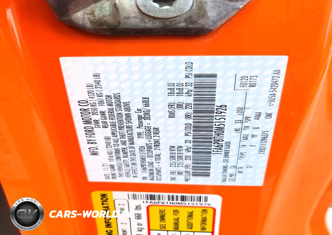 2021 Ford Mustang VIN:1FA6P8TH0M5151926 - 13
