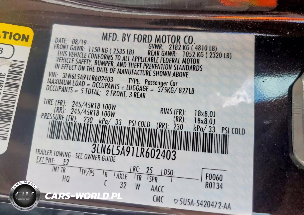 2020 Lincoln Mkz VIN:3LN6L5A91LR602403 - 13