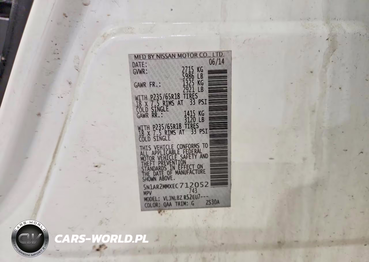 2014 Nissan Pathfinder S VIN:5N1AR2MMXEC712052 - 13