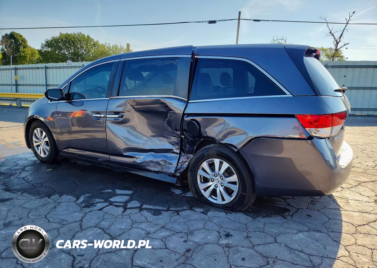 2016 Honda Odyssey Exl VIN:5FNRL5H63GB072276 - 2