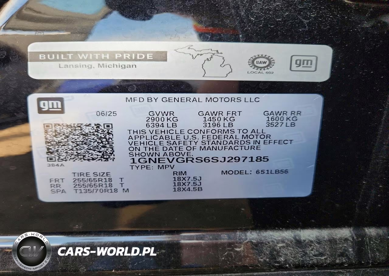 2025 Chevrolet Traverse Lt VIN:1GNEVGRS6SJ297185 - 13
