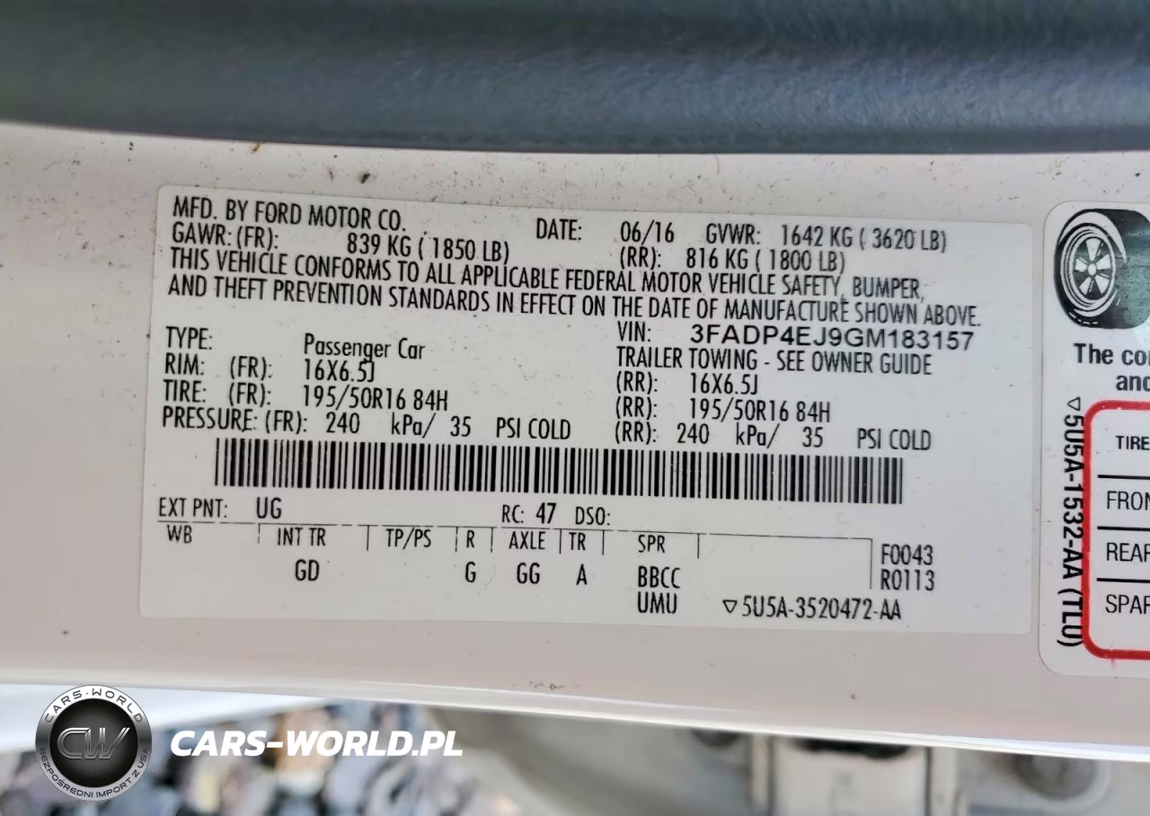 2016 Ford Fiesta Se VIN:3FADP4EJ9GM183157 - 12