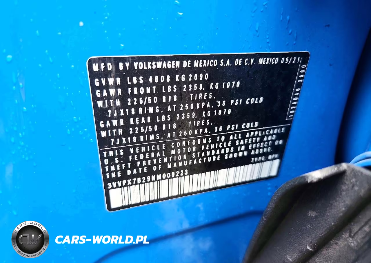 2022 Volkswagen Taos Se Iq Drive VIN:3VVPX7B29NM009223 - 12