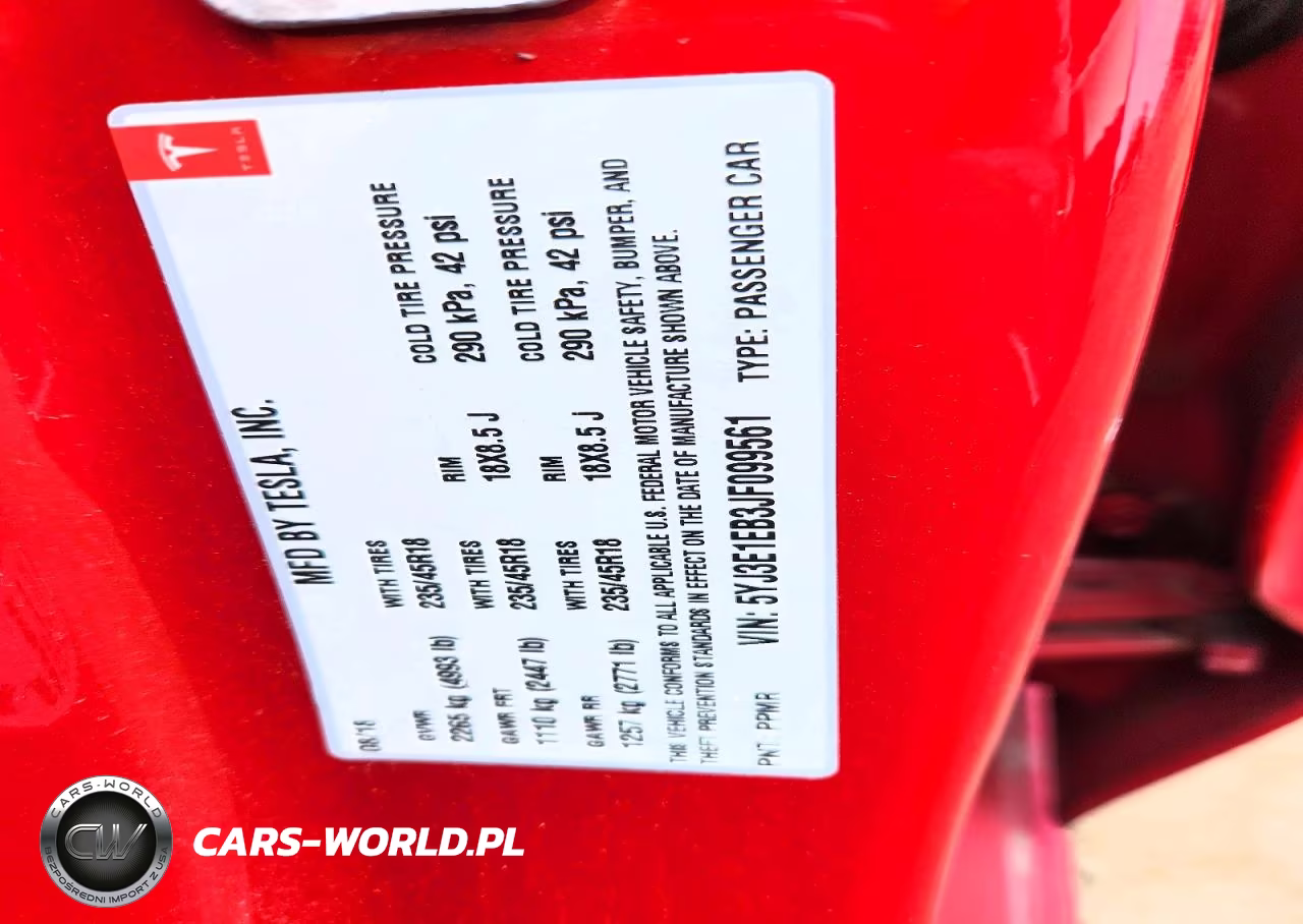 2018 Tesla Model 3 VIN:5YJ3E1EB3JF099561 - 12