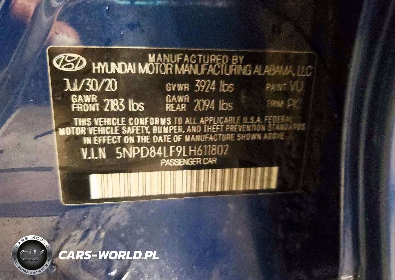2020 Hyundai Elantra Sel VIN:5NPD84LF9LH611802 - 13