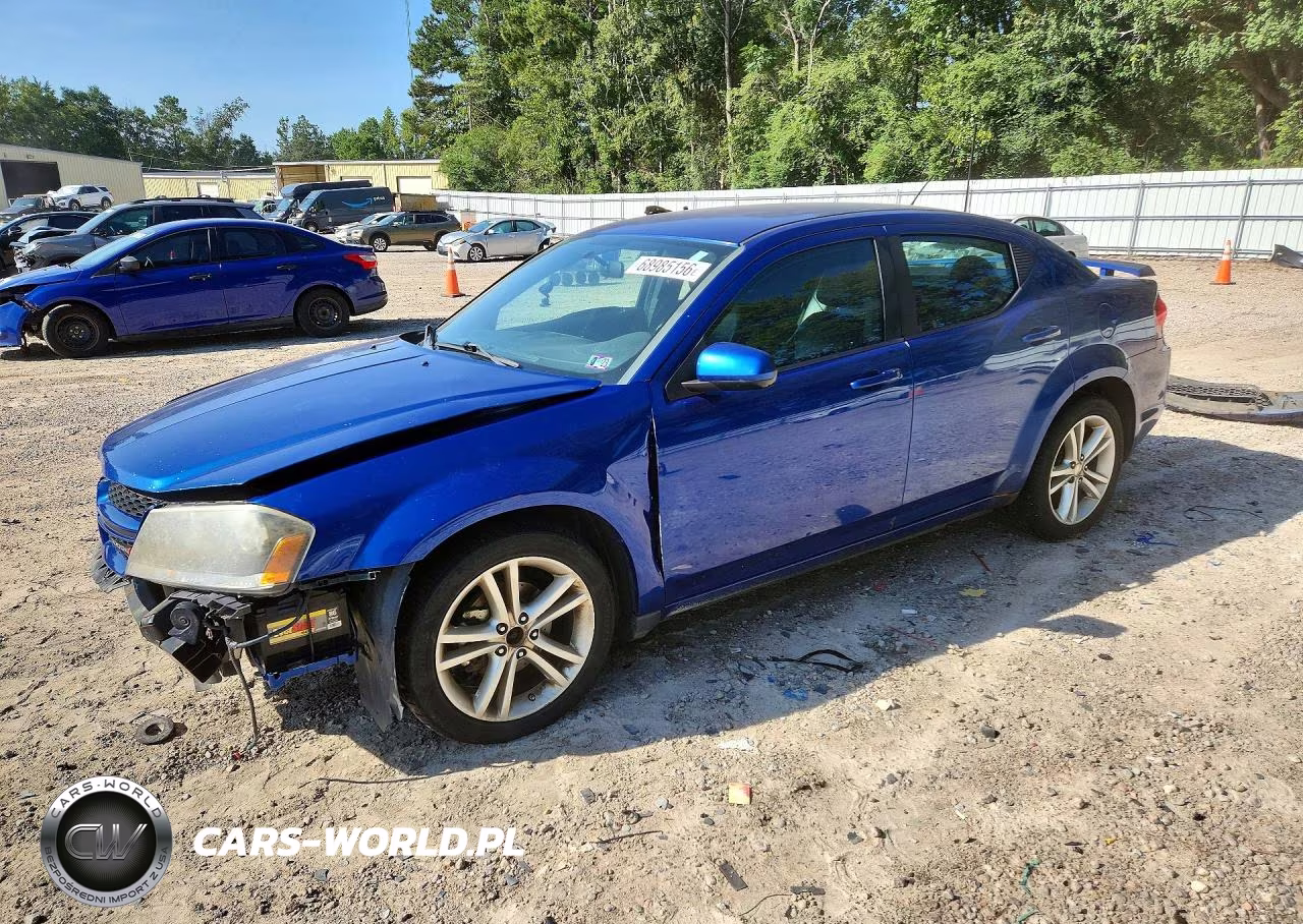 2014 Dodge Avenger Sxt VIN:1C3CDZCG9EN117671 - 1