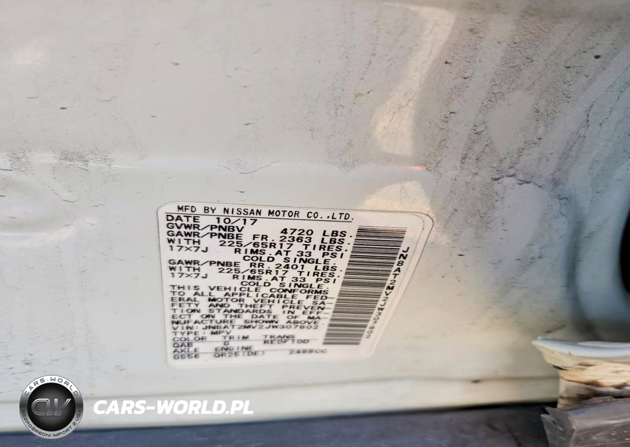 2018 Nissan Rogue Sv VIN:JN8AT2MV2JW307802 - 12