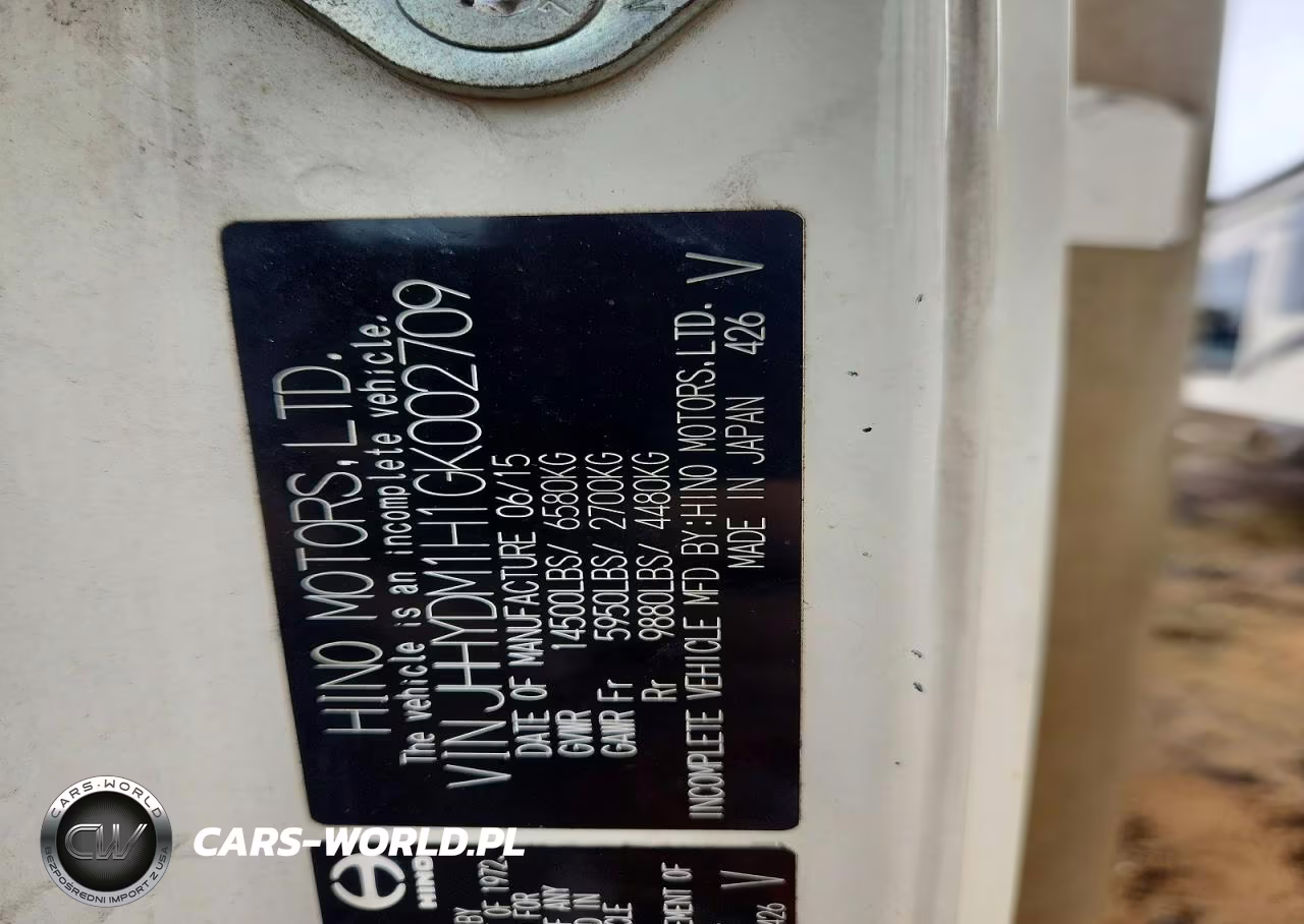 2016 Hino 155 VIN:JHHYDM1H1GK002709 - 12
