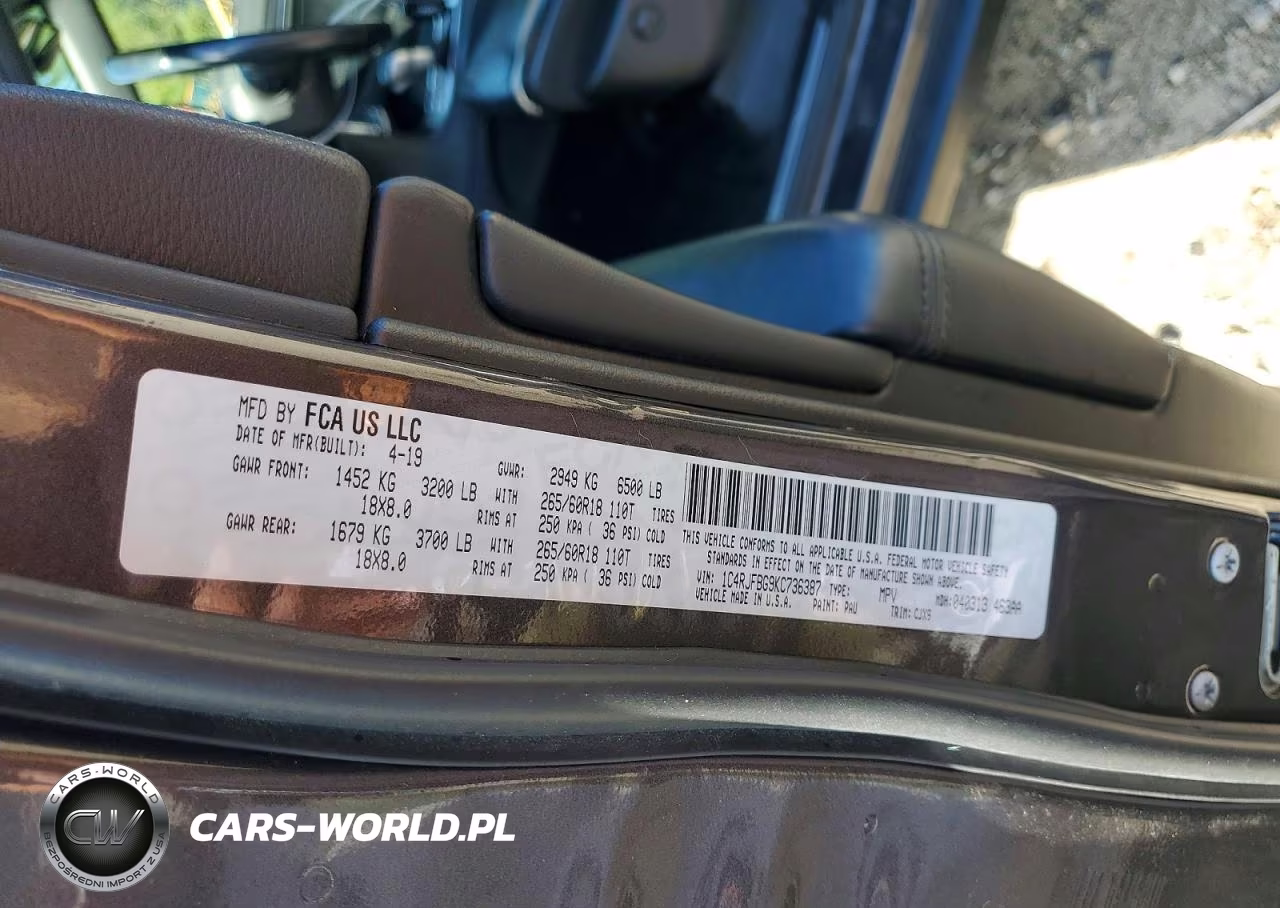 2019 Jeep Grand Cherokee Limited VIN:1C4RJFBG9KC736387 - 13