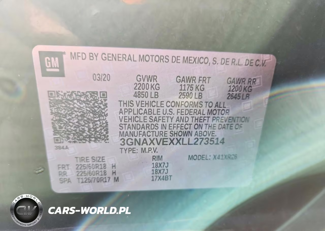 2020 Chevrolet Equinox Lt VIN:3GNAXVEXXLL273514 - 13