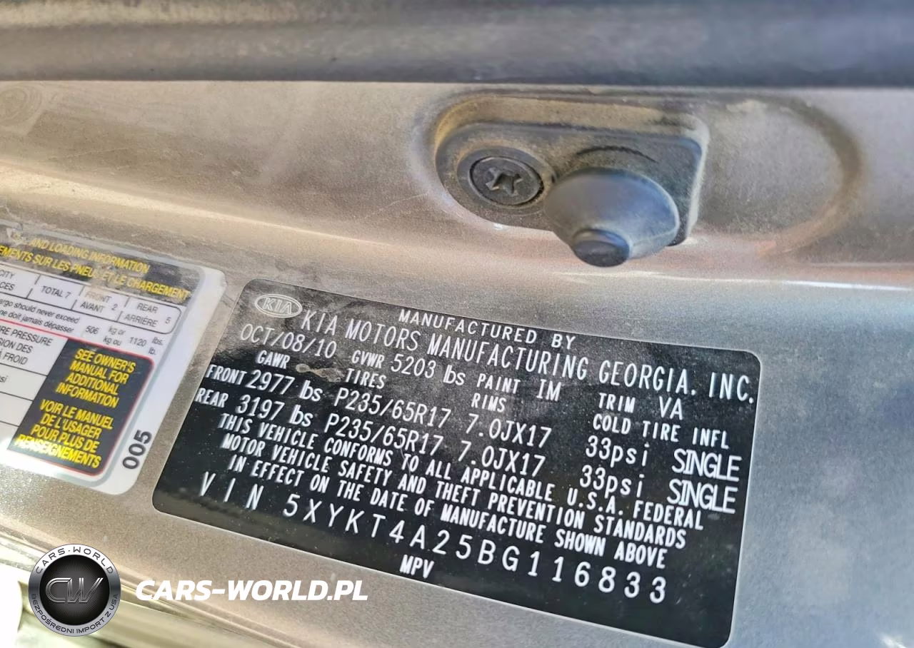 2011 Kia Sorento Lx VIN:5XYKT4A25BG116833 - 12