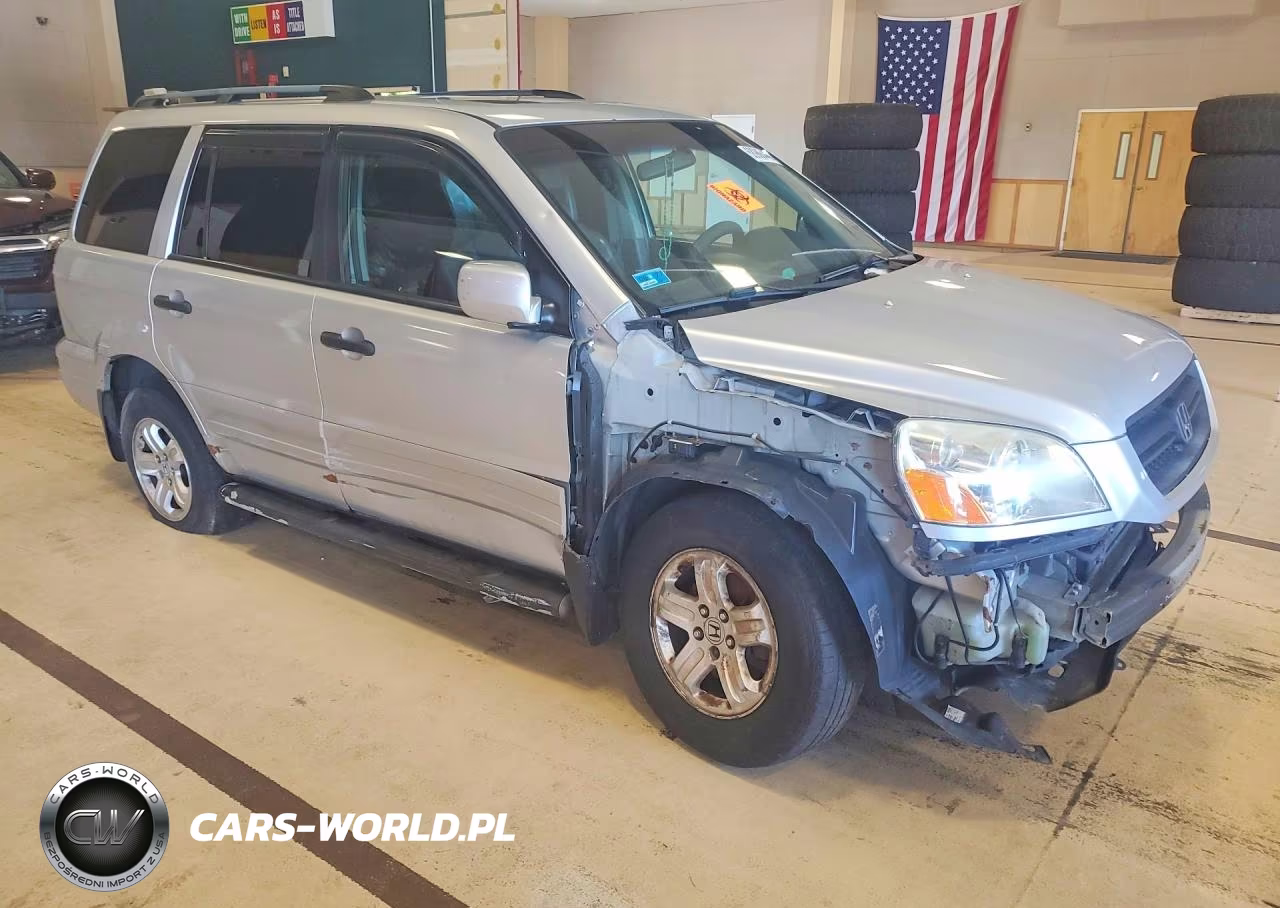 2005 Honda Pilot Exl VIN:5FNYF185X5B063316 - 4