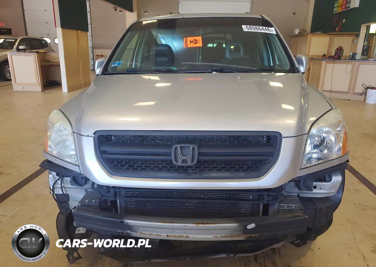 2005 Honda Pilot Exl VIN:5FNYF185X5B063316 - 5