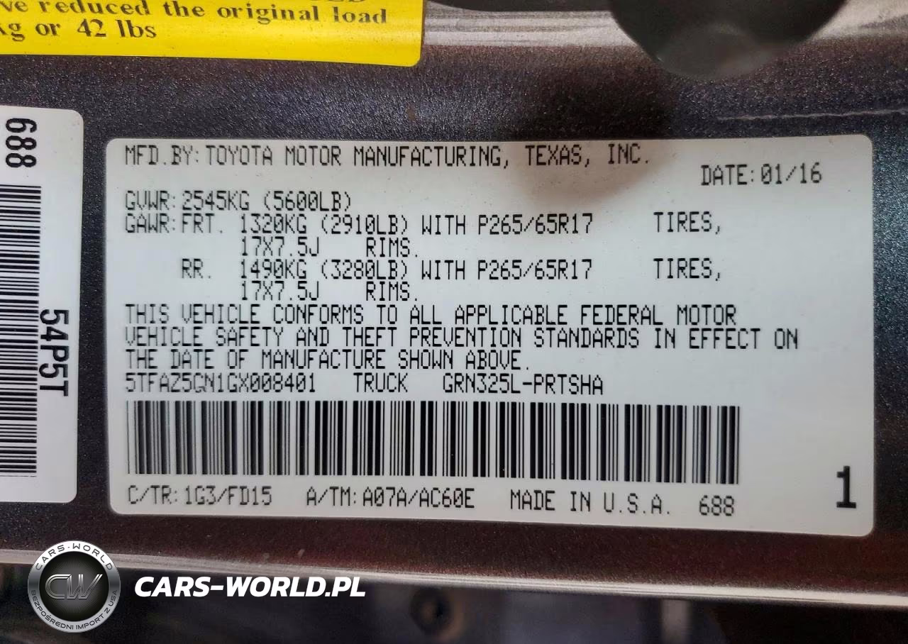 2016 Toyota Tacoma Trd Sport VIN:5TFAZ5CN1GX008401 - 13