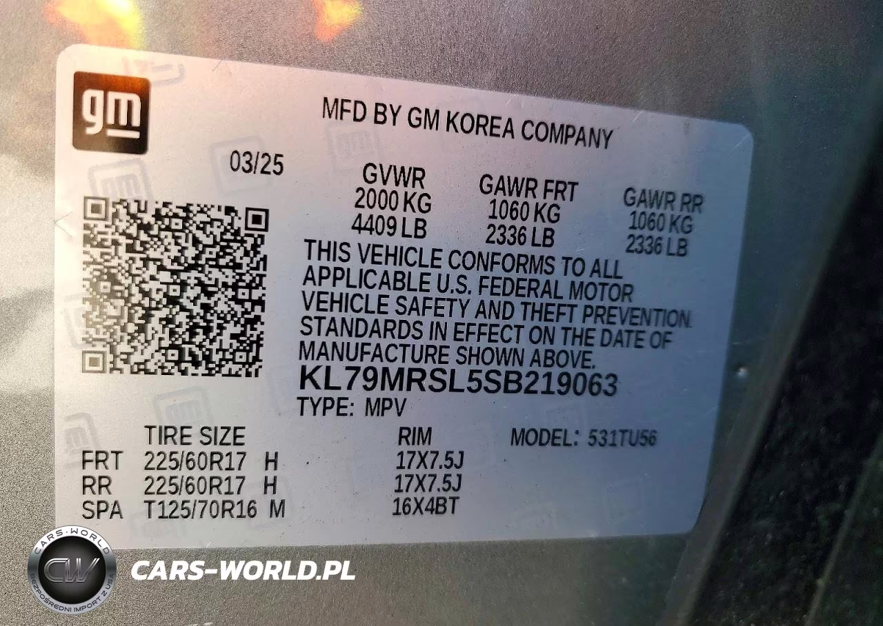 2025 Chevrolet Trailblazer Lt VIN:KL79MRSL5SB219063 - 14