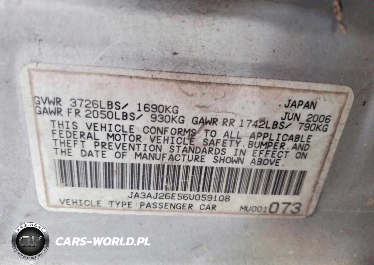 2006 Mitsubishi Lancer Es VIN:JA3AJ26E56U059108 - 12