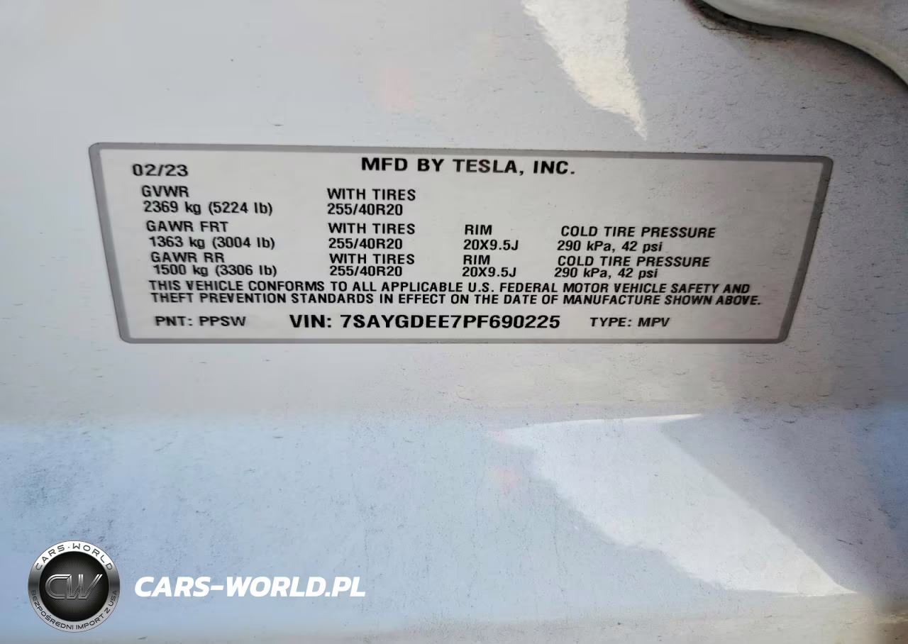2023 Tesla Model Y VIN:7SAYGDEE7PF690225 - 12