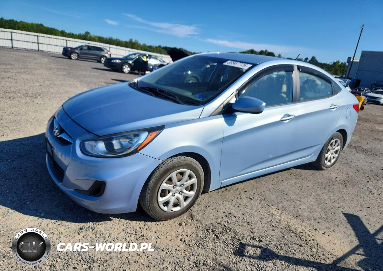 2013 Hyundai Accent Gls VIN:KMHCT4AE9DU344412 - 1