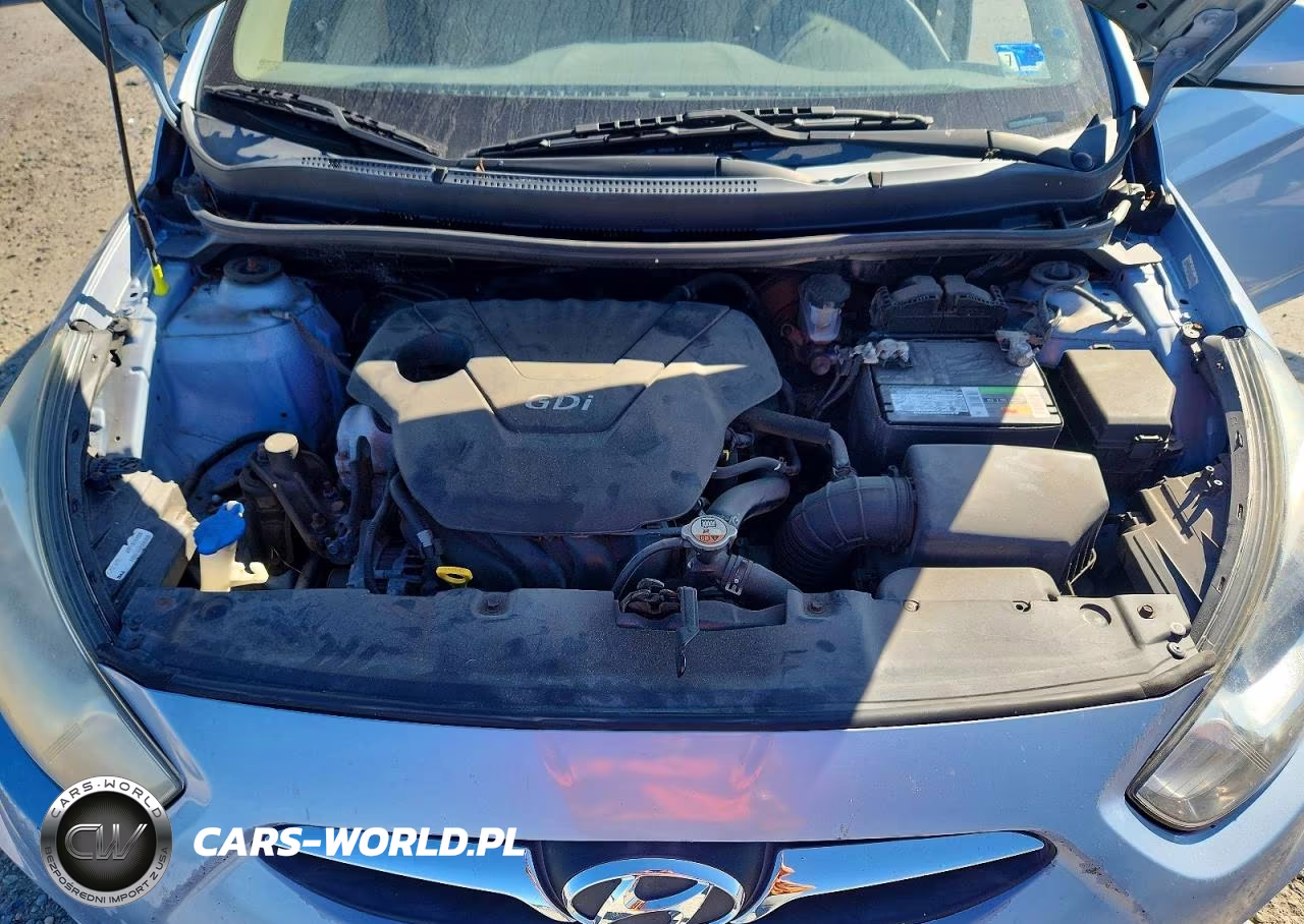 2013 Hyundai Accent Gls VIN:KMHCT4AE9DU344412 - 11