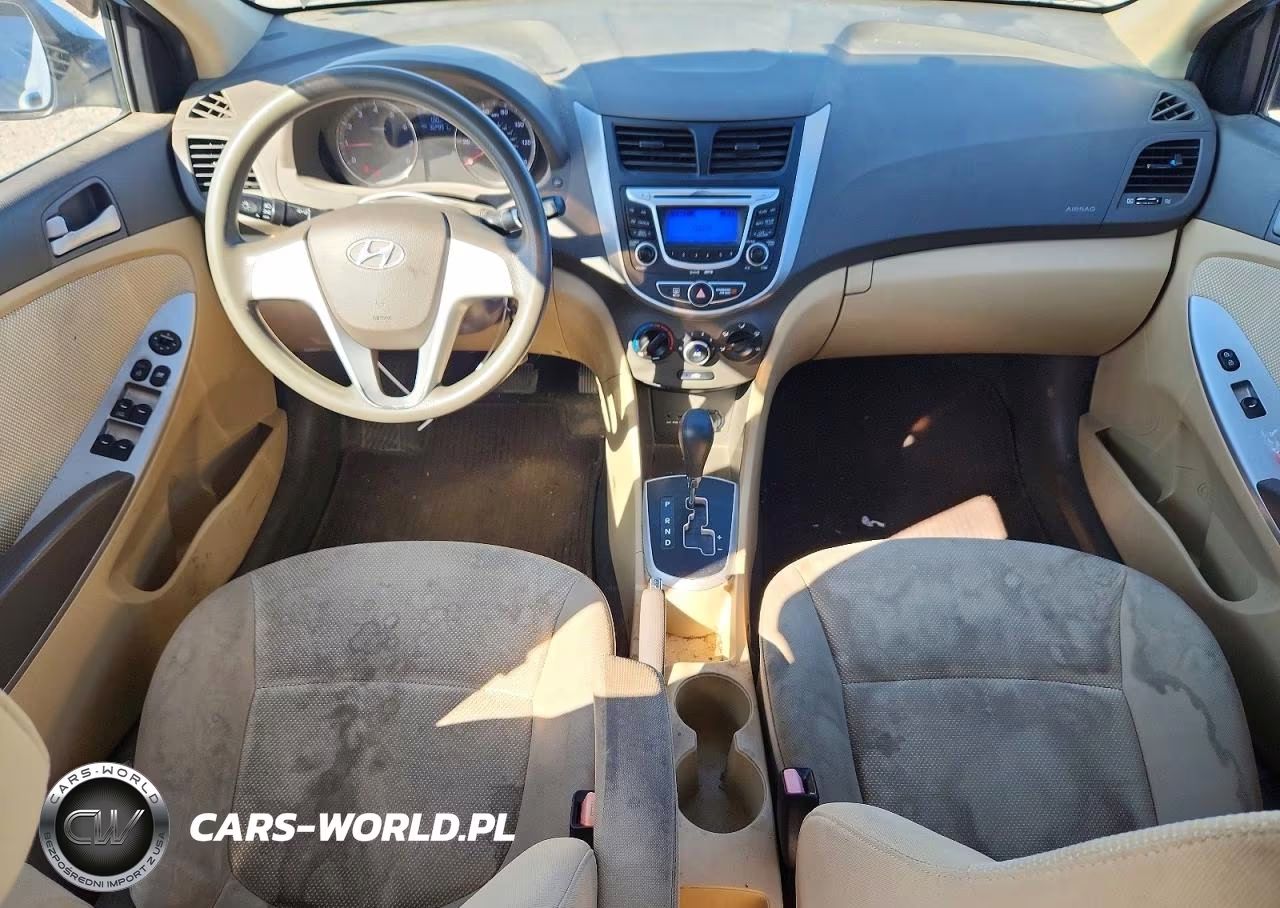 2013 Hyundai Accent Gls VIN:KMHCT4AE9DU344412 - 8
