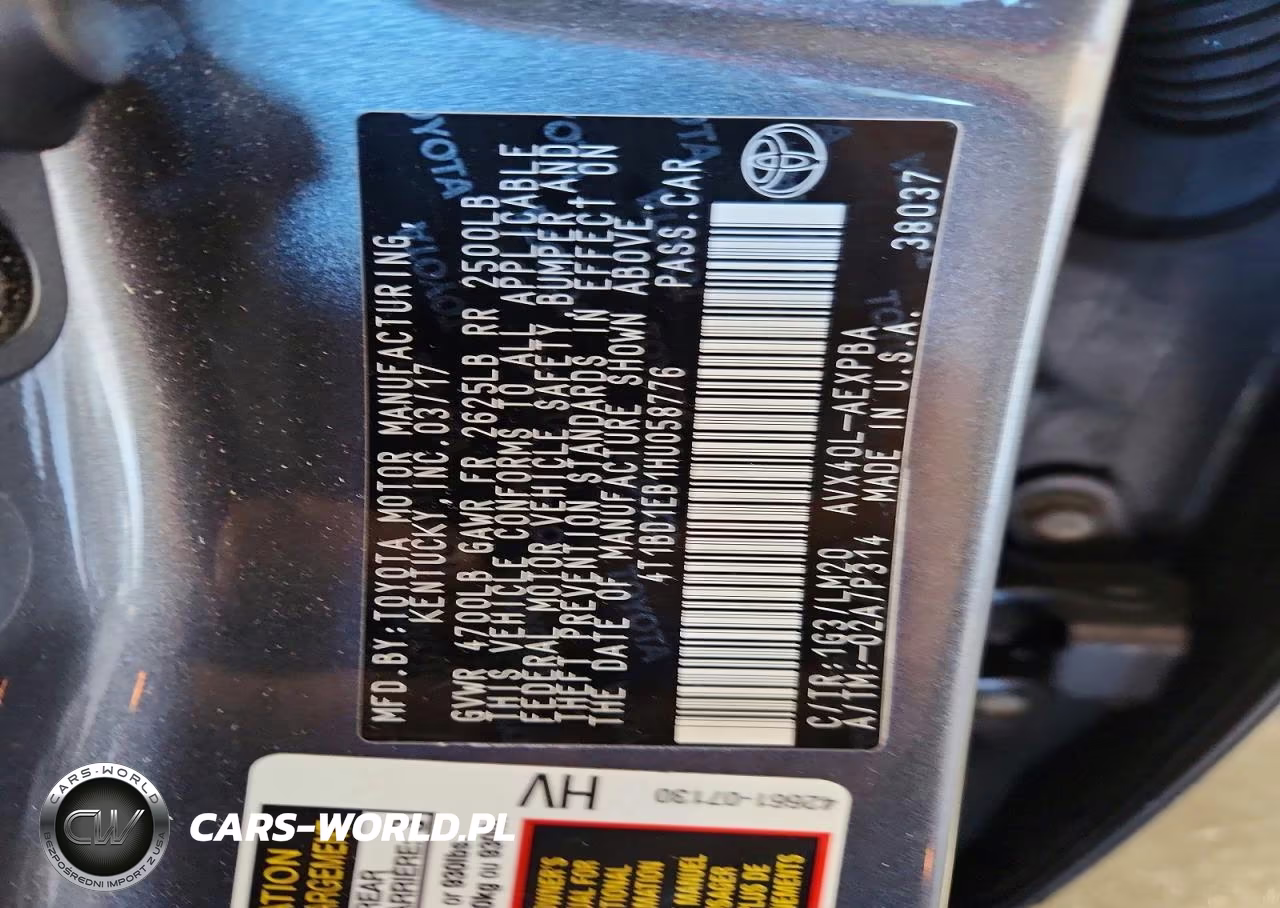 2017 Toyota Avalon Hybrid Limited VIN:4T1BD1EB1HU058776 - 13