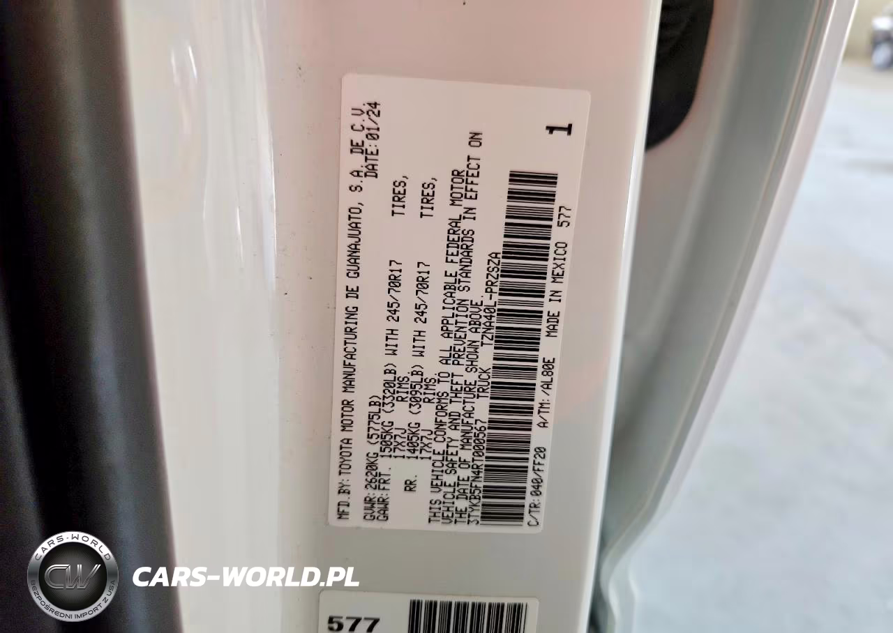 2024 Toyota Tacoma Sr5 VIN:3TYKB5FN4RT000567 - 13