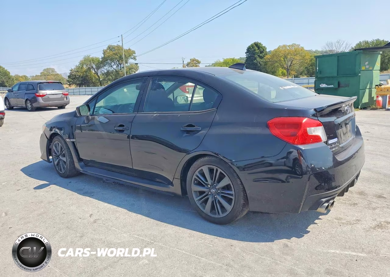 2016 Subaru Wrx Premium VIN:JF1VA1E67G9807827 - 2