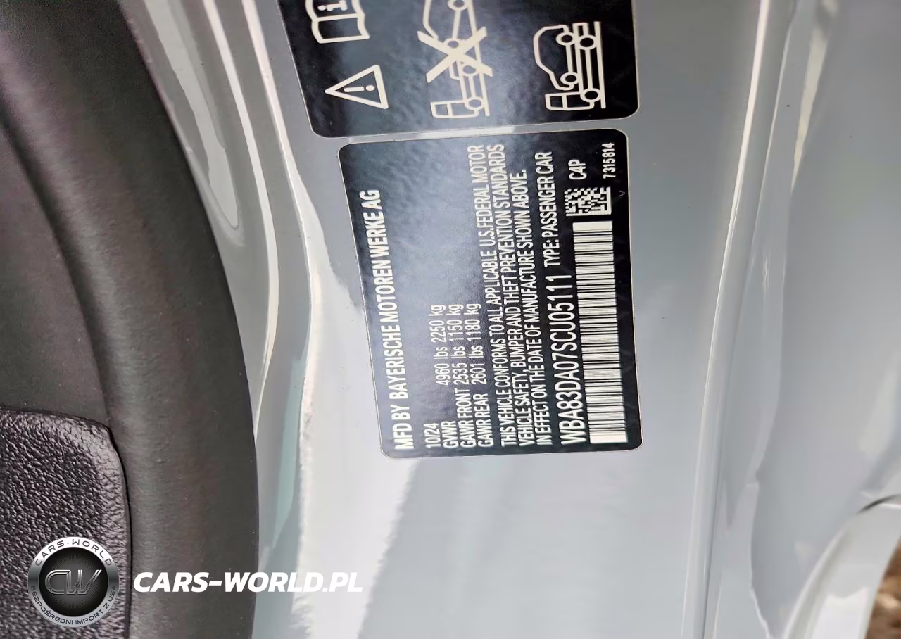 2025 BMW M440Xi VIN:WBA83DA07SCU05111 - 13