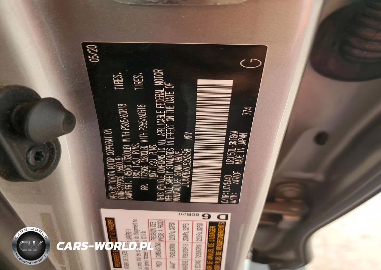 2020 Lexus Gx 460 Premium VIN:JTJAM7BX6L5262458 - 12